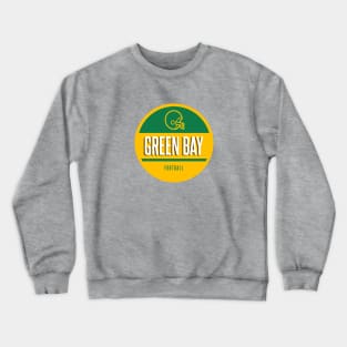 green bay retro football Crewneck Sweatshirt